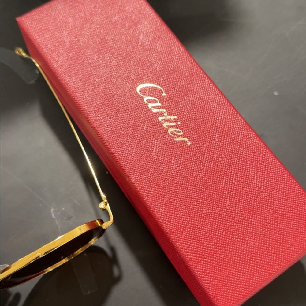 Cartier Sunglasses with Red Case